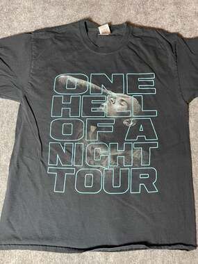 Chris Brown One Hell Of A Night Tour 2015 Double-Sided T-Shirt